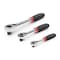 Tekton 1/4, 3/8, 1/2 Inch Drive Quick-Release Comfort Grip Ratchet Set, 3-Piece (6, 8, 10-1/2 in.) SRH91101 - alternate 1